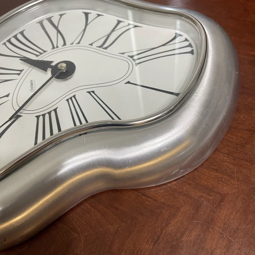 Vintage Kirch Verichron melting Salvador Dali clock -not working